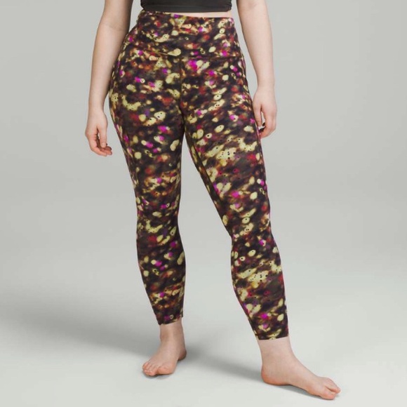 lululemon athletica Pants - Lululemon Align High-Rise Pant with Pockets 25" Soft Focus Splatter Green Multi